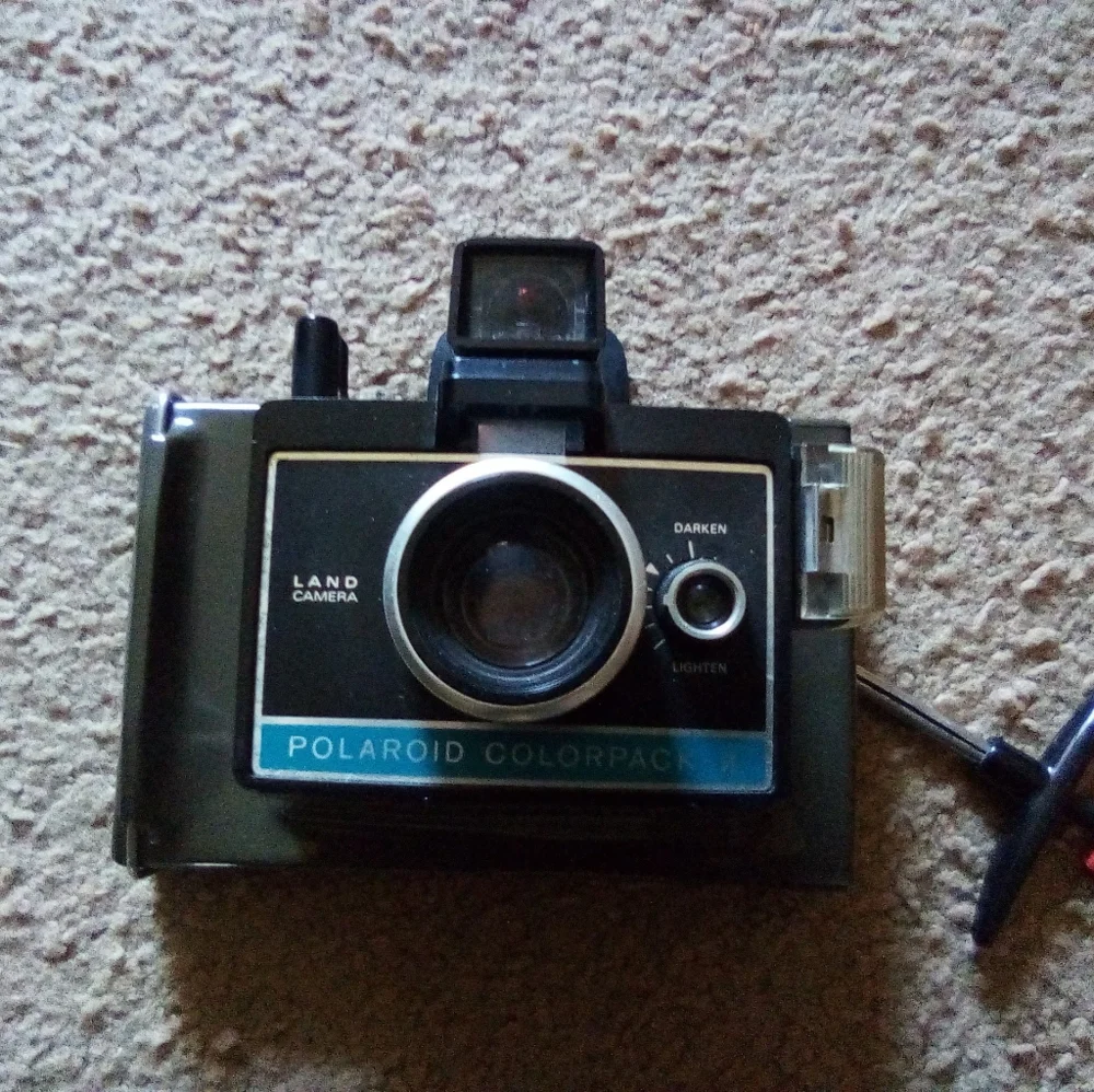 Vintage Polaroid Colorpack ll Film Land Camera Dark Green Untested